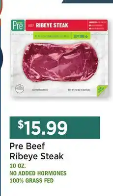 Heinen's Pre Beef Ribeye Steak offer