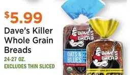 Heinen's Dave's Killer Whole Grain Breads offer