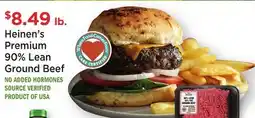 Heinen's Heinen's Premium 90% Lean Ground Beef offer