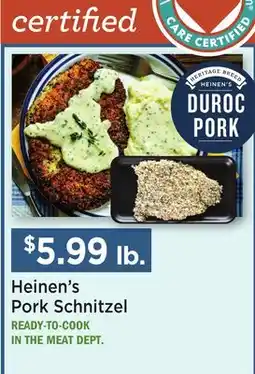 Heinen's Heinen's Pork Schnitzel offer