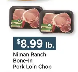 Heinen's Niman Ranch Bone-In Pork Loin Chop offer