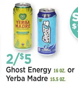 Heinen's Ghost Energy Yerba Madre offer
