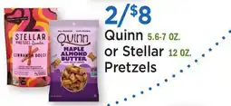 Heinen's Quinn 5.6-7 OZ. or Stellar 12 OZ. Pretzels offer