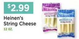 Heinen's Heinen's String Cheese offer