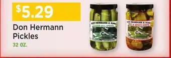Heinen's Don Hermann Pickles offer