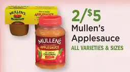 Heinen's Mullen's Applesauce offer