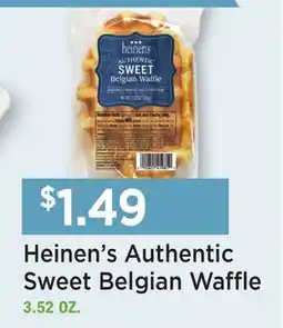 Heinen's Heinen's Authentic Sweet Belgian Waffle offer