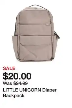 Marshalls LITTLE UNICORN Diaper Backpack offer