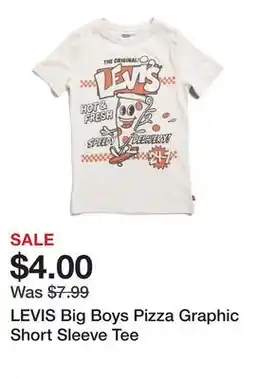 Marshalls LEVIS Big Boys Pizza Graphic Short Sleeve Tee offer