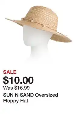 Marshalls SUN N SAND Oversized Floppy Hat offer