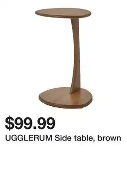 Ikea UGGLERUM Side table, brown offer