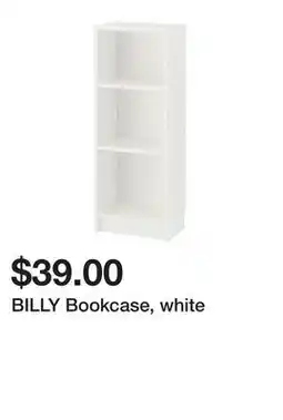 Ikea BILLY Bookcase, white offer