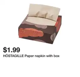 Ikea HÖSTAGILLE Paper napkin with box offer