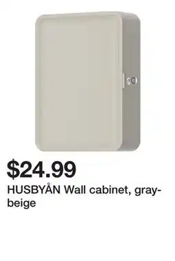 Ikea HUSBYÅN Wall cabinet, gray-beige offer
