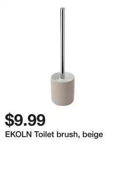 Ikea EKOLN Toilet brush, beige offer