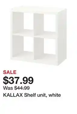 Ikea KALLAX Shelf unit, white offer