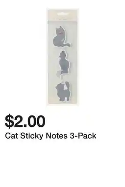 Five Below Cat Sticky Notes 3-Pack offer