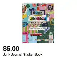 Five Below Junk Journal Sticker Book offer