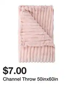 Five Below Channel Throw 50inx60in offer