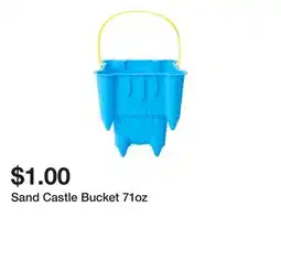 Five Below Sand Castle Bucket 71oz offer