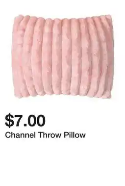 Five Below Channel Throw Pillow offer