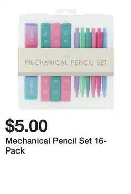 Five Below Mechanical Pencil Set 16-Pack offer
