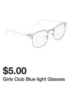 Five Below Girls Club Blue light Glasses offer