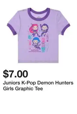 Five Below Juniors K-Pop Demon Hunters Girls Graphic Tee offer