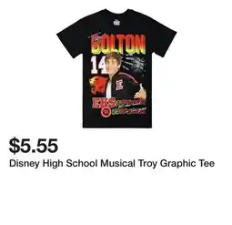 Five Below Disney High School Musical Troy Graphic Tee offer