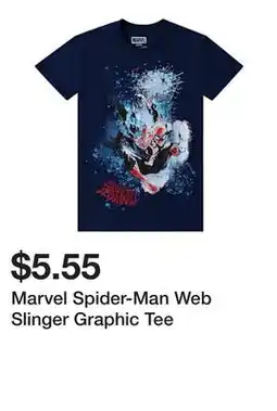 Five Below Marvel Spider-Man Web Slinger Graphic Tee offer