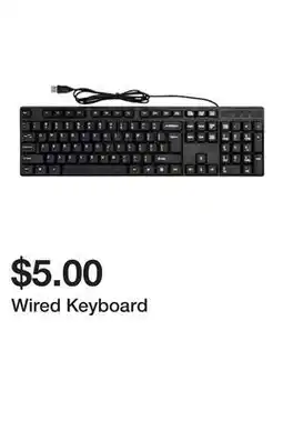 Five Below Wired Keyboard offer