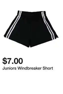 Five Below Juniors Windbreaker Short offer