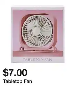 Five Below Tabletop Fan offer