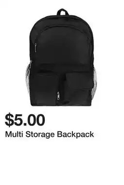 Five Below Multi Storage Backpack offer
