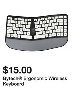 Five Below Bytech Ergonomic Wireless Keyboard offer