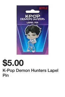 Five Below K-Pop Demon Hunters Lapel Pin offer