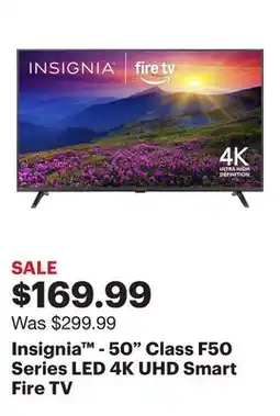Best Buy Insignia - 50 Class F50 Series LED 4K UHD Smart Fire TV offer