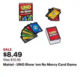 Best Buy Mattel - UNO Show 'em No Mercy Card Game offer