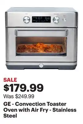 Best Buy GE - Convection Toaster Oven with Air Fry - Stainless Steel offer