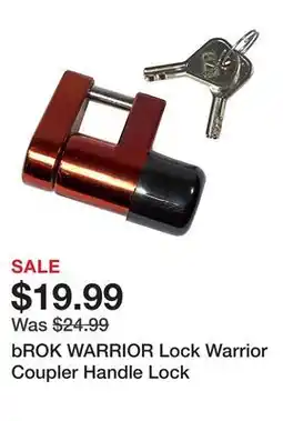 Tractor Supply Company bROK WARRIOR Lock Warrior Coupler Handle Lock offer