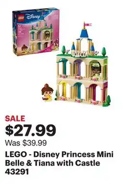 Best Buy LEGO - Disney Princess Mini Belle & Tiana with Castle 43291 offer