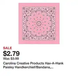 Tractor Supply Company Carolina Creative Products Hav-A-Hank Paisley Handkerchief/Bandana, 22 x 22in offer