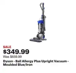 Best Buy Dyson - Ball Allergy Plus Upright Vacuum - Moulded Blue/Iron offer