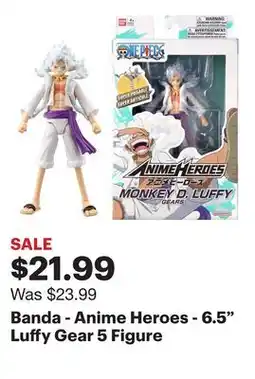 Best Buy Banda - Anime Heroes - 6.5 Luffy Gear 5 Figure offer