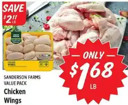 Rouses Sanderson Farms Chicken Wings offer