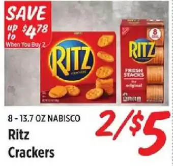 Rouses Ritz Crackers offer
