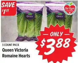 Rouses Queen Victoria Romaine Hearts offer