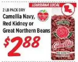 Rouses Camellia Navy, Red Kidney or Great Northern Beans offer
