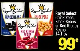 Super King Markets Royal Select chick peas, black beans or red kidney beans offer