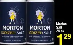 Super King Markets Morton iodized salt offer